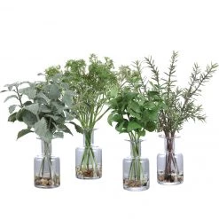 UTTERMOST KITCHEN HERBS BOTANICAL COLLECTION | SET OF 4 Pillows + Decor