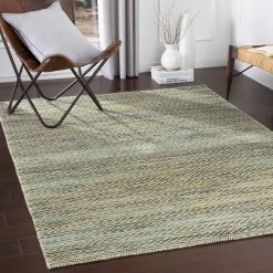 SURYA KIZZY WOVEN WOOL RUG: GREEN 8 SURYA KIZZY WOVEN WOOL RUG: GREEN