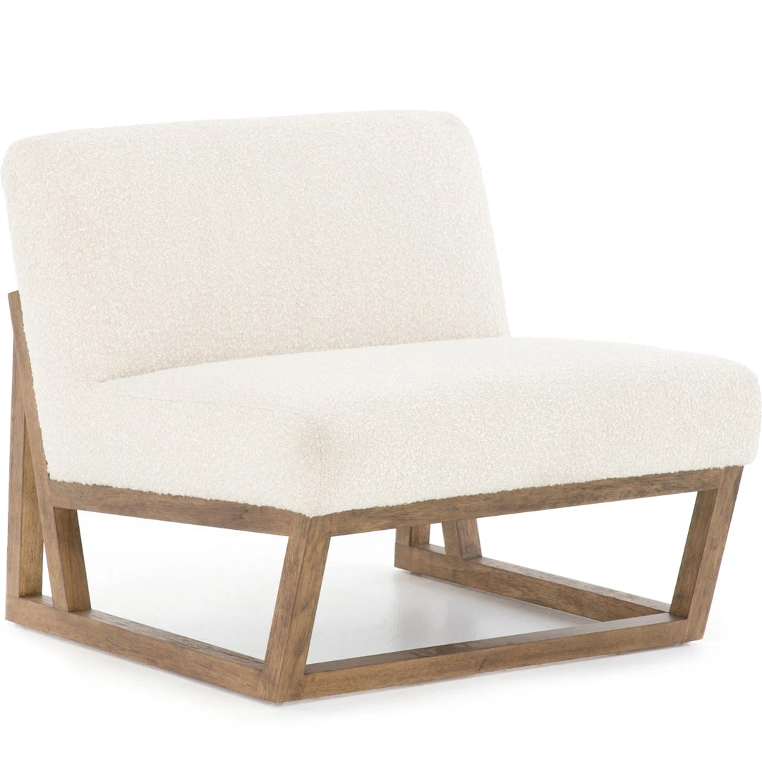 FOUR HANDS KNOLL NATURAL BOUCLÉ SLIPPER CHAIR Furniture 3 FOUR HANDS KNOLL NATURAL BOUCLÉ SLIPPER CHAIR Furniture