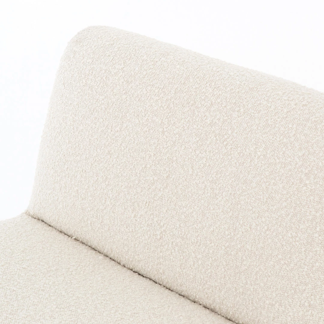 FOUR HANDS KNOLL NATURAL BOUCLÉ SLIPPER CHAIR Furniture 9 FOUR HANDS KNOLL NATURAL BOUCLÉ SLIPPER CHAIR Furniture