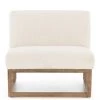 FOUR HANDS KNOLL NATURAL BOUCLÉ SLIPPER CHAIR Furniture