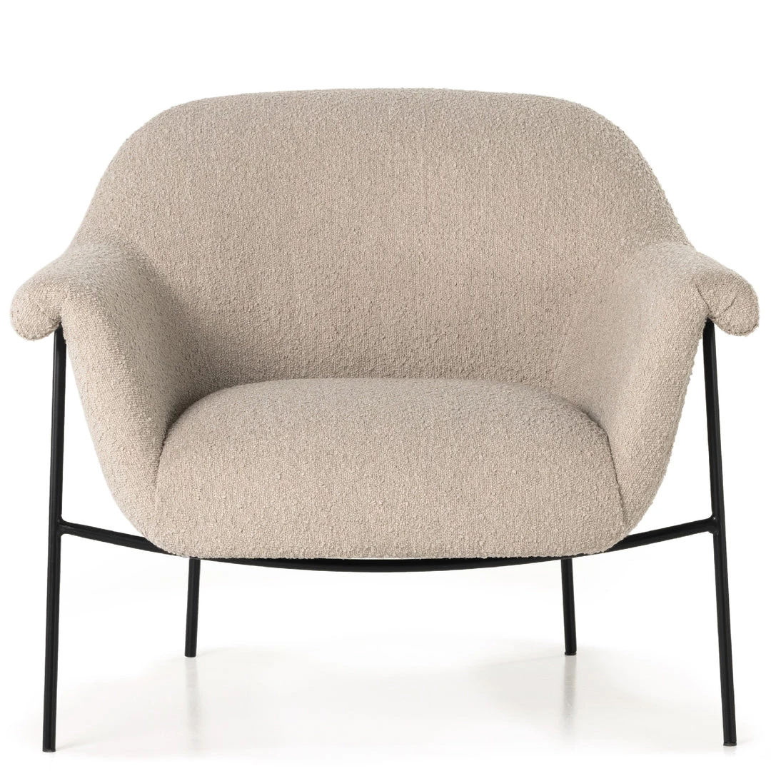 FOUR HANDS SUERTE CHAIR: NATURAL SAND BOUCLÉ 1 FOUR HANDS SUERTE CHAIR: NATURAL SAND BOUCLÉ