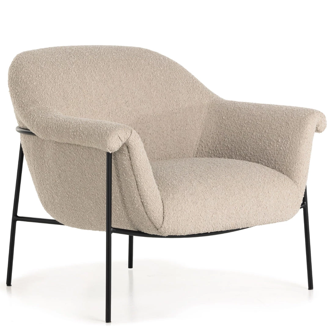 FOUR HANDS SUERTE CHAIR: NATURAL SAND BOUCLÉ 2 FOUR HANDS SUERTE CHAIR: NATURAL SAND BOUCLÉ