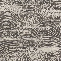 LOLOI JUNEAU WOOL + VISCOSE RUG: CHARCOAL, SILVER