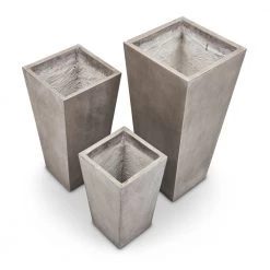 URBIA KONUS CONCRETE PLANTERS | SET OF 3