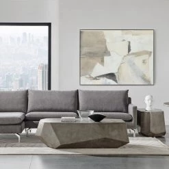 URBIA KRISTAL CONCRETE COFFEE TABLE