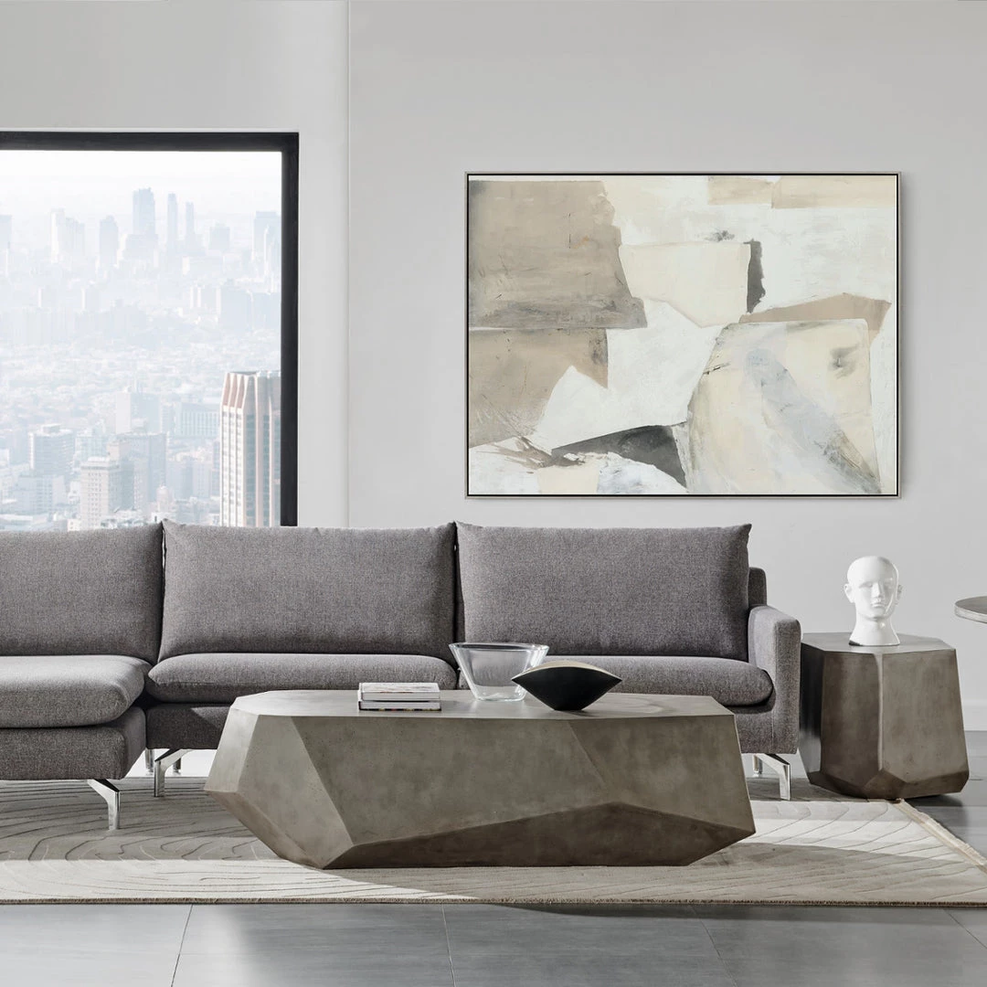 URBIA KRISTAL CONCRETE COFFEE TABLE 2 URBIA KRISTAL CONCRETE COFFEE TABLE