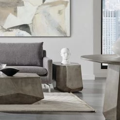 URBIA KRISTAL CONCRETE END TABLE