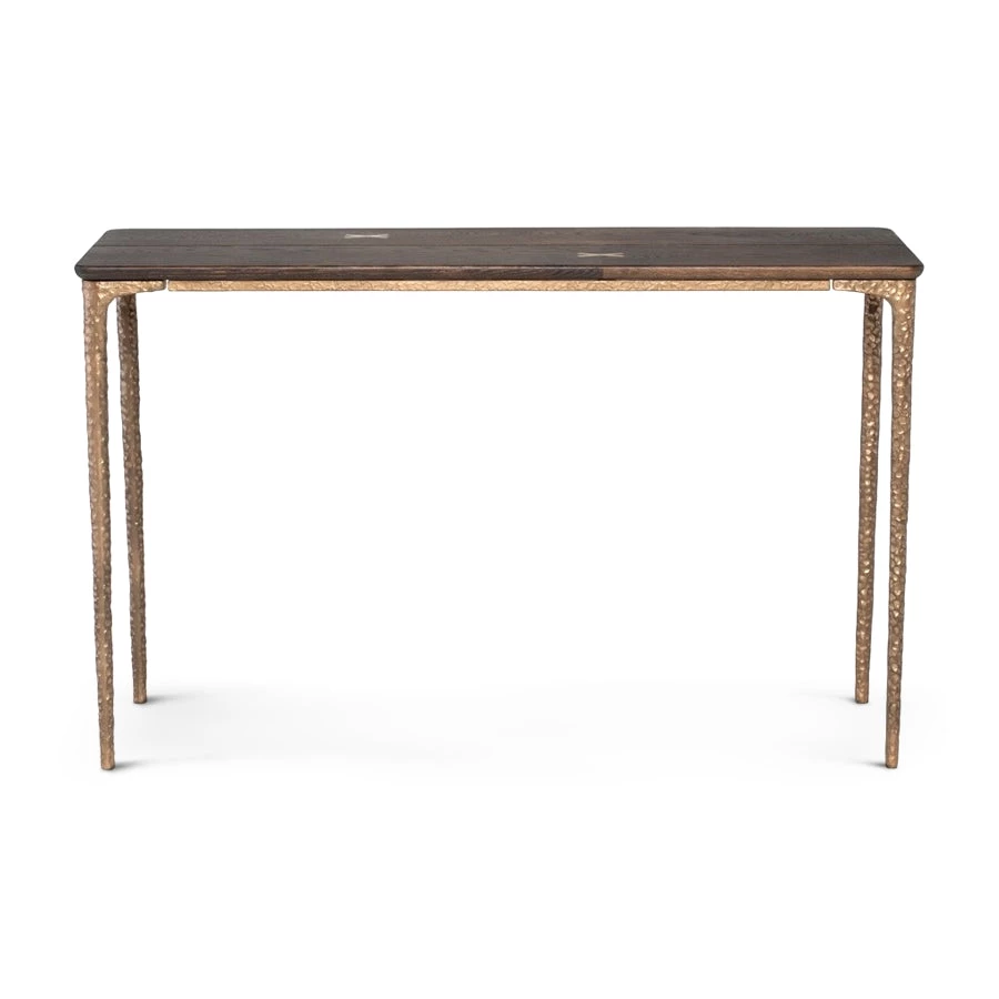 NUEVO KULU SEARED OAK CONSOLE TABLE 1 NUEVO KULU SEARED OAK CONSOLE TABLE