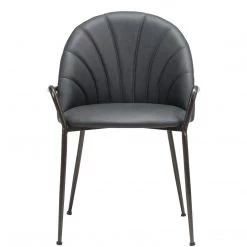 ZUO Furniture KURT BLACK LEATHERETTE DINING CHAIR