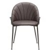ZUO KURT BROWN LEATHERETTE DINING CHAIR Furniture