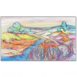 L ART "LANDSCAPE IN LIVING COLOR" CANVAS ART