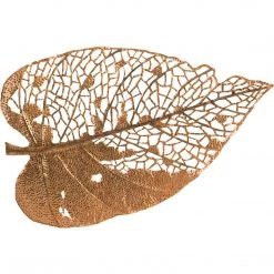 PHILLIPS COLLECTION Wall Sculptures + Decor COPPER BIRCH LEAF WALL DECOR