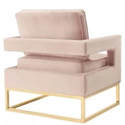 TOV Living Room LAURENT VELVET ARM CHAIR