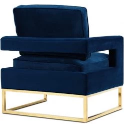 TOV Living Room LAURENT VELVET ARM CHAIR