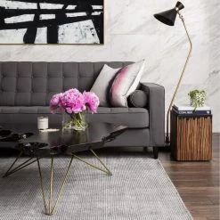 MOES Living Room LAVA SLICE TEAK COFFEE TABLE