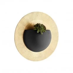 CYAN LE CIRC GILDED WALL PLANTER