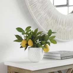 UTTERMOST Pillows + Decor LEMON PLANT BOTANICAL ACCENT