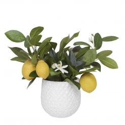 UTTERMOST Pillows + Decor LEMON PLANT BOTANICAL ACCENT