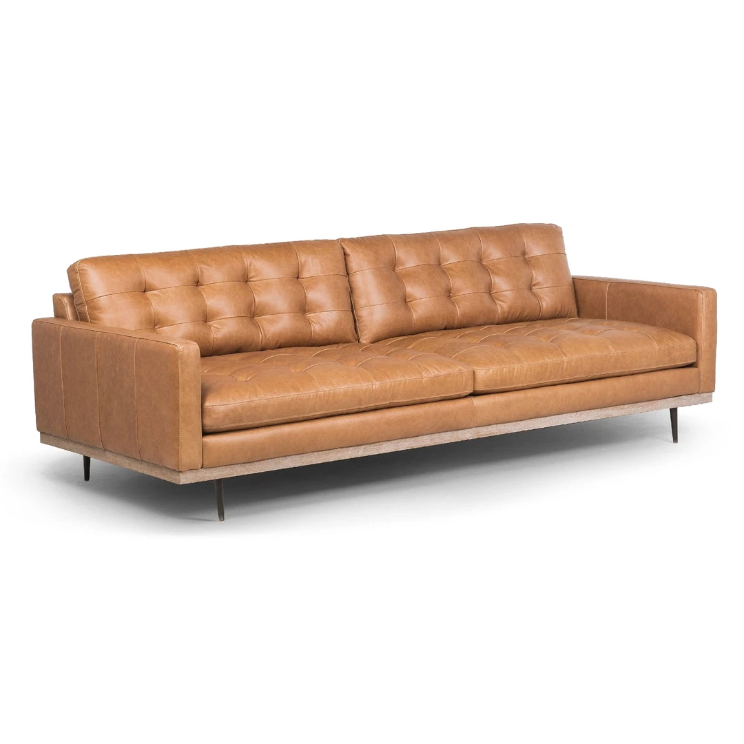 FOUR HANDS LEXI SONOMA BUTTERSCOTCH LEATHER SOFA 2 FOUR HANDS LEXI SONOMA BUTTERSCOTCH LEATHER SOFA