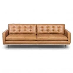 FOUR HANDS LEXI SONOMA BUTTERSCOTCH LEATHER SOFA