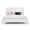 VIG LEXI WHITE LEATHERETTE PLATFORM BED Furniture