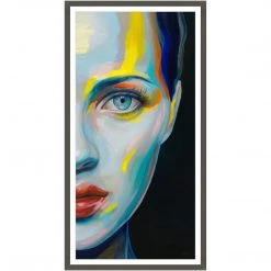 L ART "LIGHT MY WAY" GLASS FRAMED ART 8 L ART