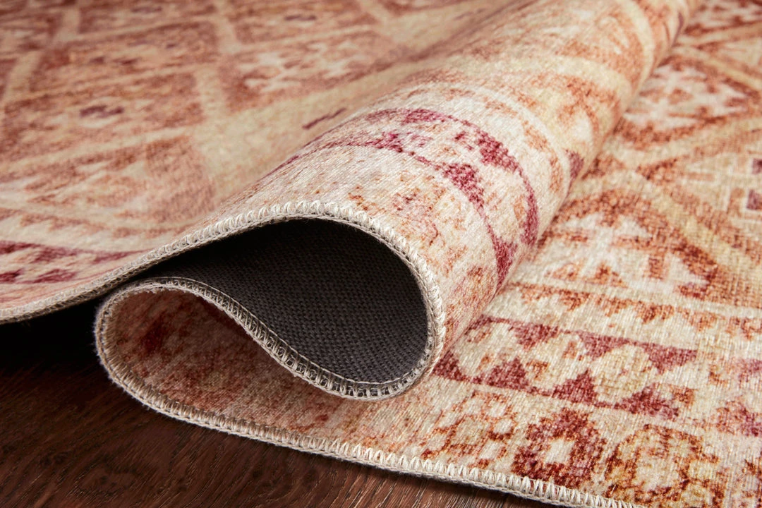 LOLOI LILAH VINTAGE PRINT FLAT RUG: SUNKIST PEACH 6 LOLOI LILAH VINTAGE PRINT FLAT RUG: SUNKIST PEACH