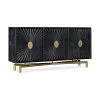 HOOKER LIMA RUSTIC BLACK MEDIA CREDENZA Furniture