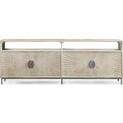 HOOKER LIMA WHITE WASH MEDIA CONSOLE Furniture