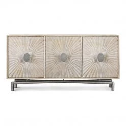 HOOKER LIMA WHITE WASH MEDIA CREDENZA