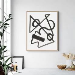 L ART "LINES IN REVERSE" CANVAS ART SERIES 10 L ART