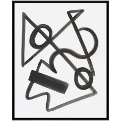 L ART "LINES IN REVERSE" CANVAS ART SERIES