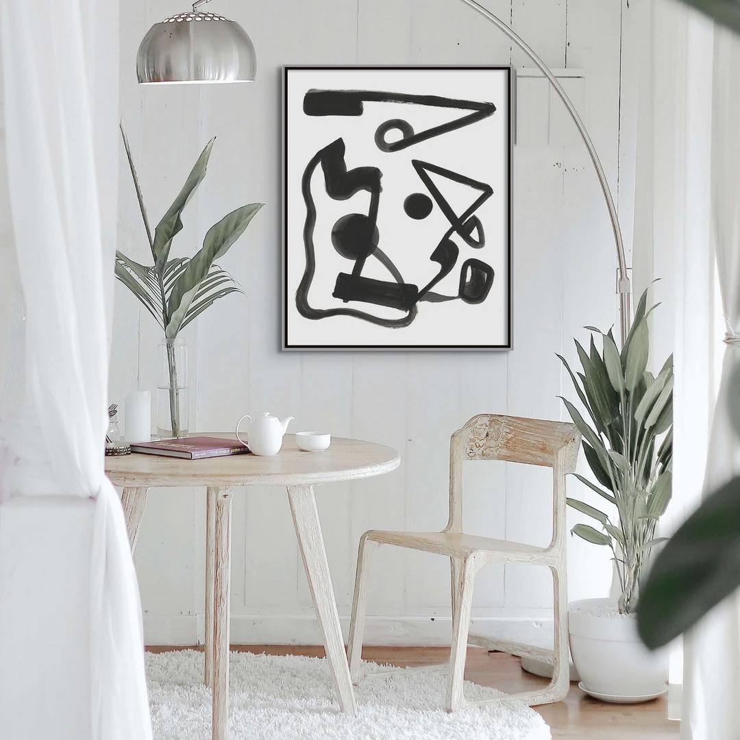 L ART "LINES IN REVERSE" CANVAS ART SERIES 5 L ART "LINES IN REVERSE" CANVAS ART SERIES