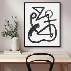 L ART "LINES IN REVERSE" CANVAS ART SERIES 13 L ART