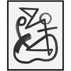 L ART "LINES IN REVERSE" CANVAS ART SERIES 9 L ART