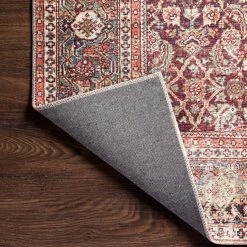 LOLOI LINLEY VINTAGE PRINT FLAT RUG: CINNAMON