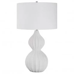 UTTERMOST LISLE WHITE MARBLE TABLE LAMP Lighting