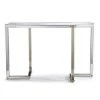 UTTERMOST LOCKE DUAL TONE POLISHED STEEL CONSOLE