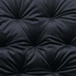 ZUO LOFT PLUSH TUFTED VELVET OFFICE CHAIR: BLACK