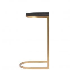 ZUO LOUIS BLACK + GOLD BAR STOOL | SET OF 2 Kitchen + Dining
