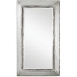 UTTERMOST Mirrors LUCAS ANTIQUE SILVER LEAF FLOOR MIRROR