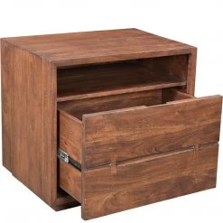 MOES MADAGASIKARA ACACIA WOOD NIGHTSTAND