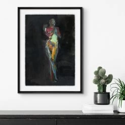 L ART "MADE WITH COLOR II" GLASS FRAMED ART Wall Art