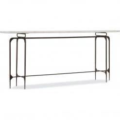 HOOKER MADRID MARBLE TOP CONSOLE