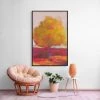 L ART Wall Art "MAGIC HOUR II" CANVAS ART