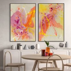 L ART "MAGNIFICENT OBSESSION II" CANVAS ART Wall Art