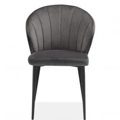 MOES MAGS CHARCOAL VELVET DINING CHAIR Kitchen + Dining