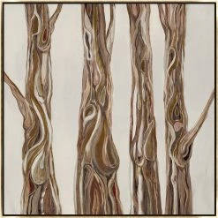 L ART "MAHOGANY" CANVAS ART