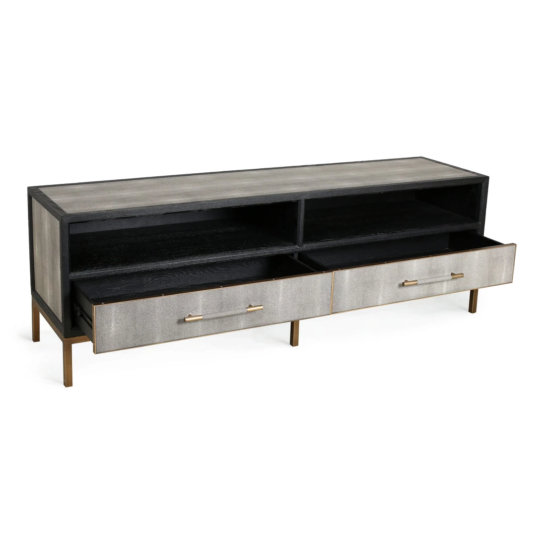 MOES MAKO SHAGREEN MEDIA CONSOLE 3 MOES MAKO SHAGREEN MEDIA CONSOLE